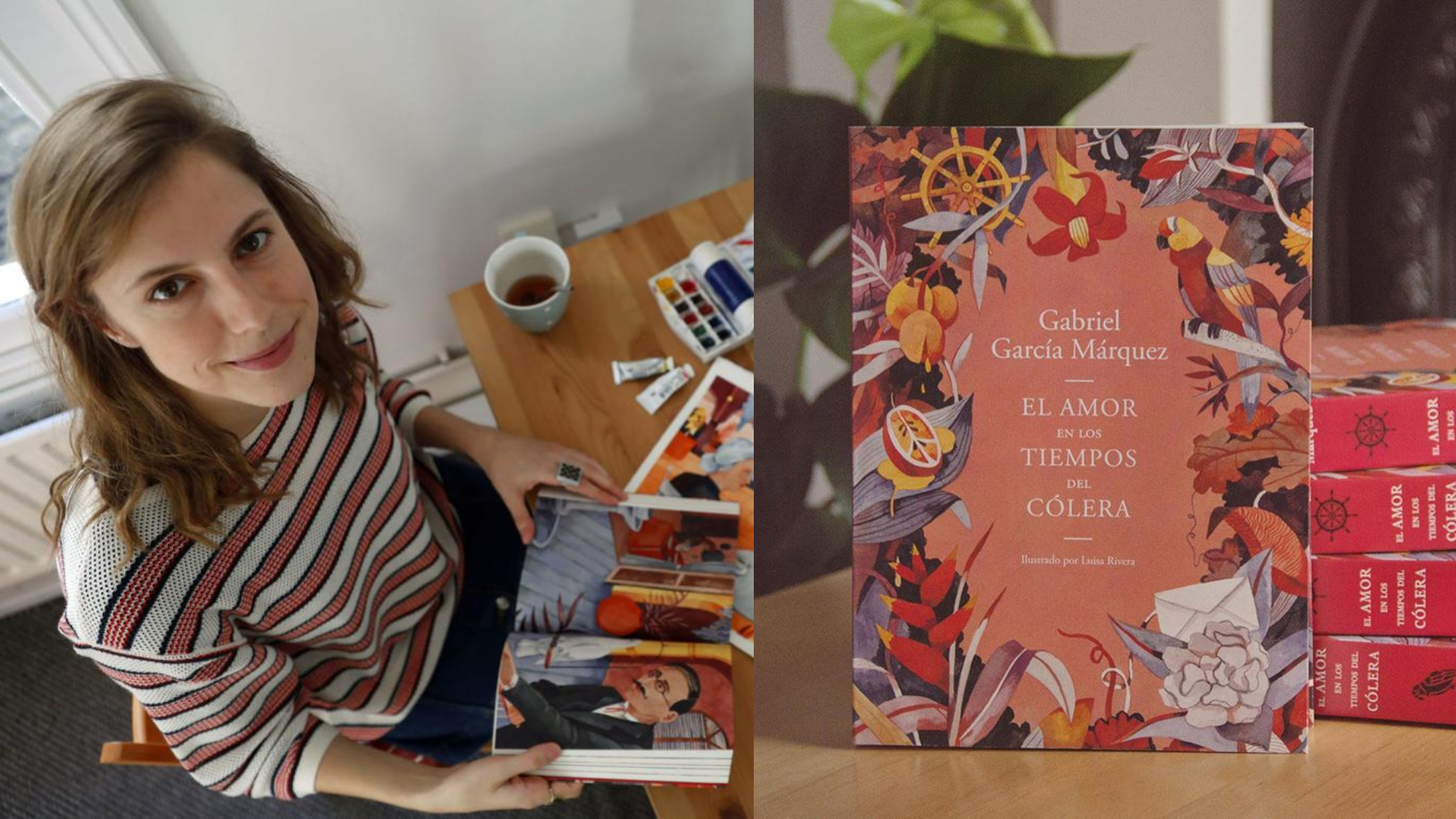 La ilustradora chilena Luisa Rivera,honra de nuevo a Gabriel García Márquez...