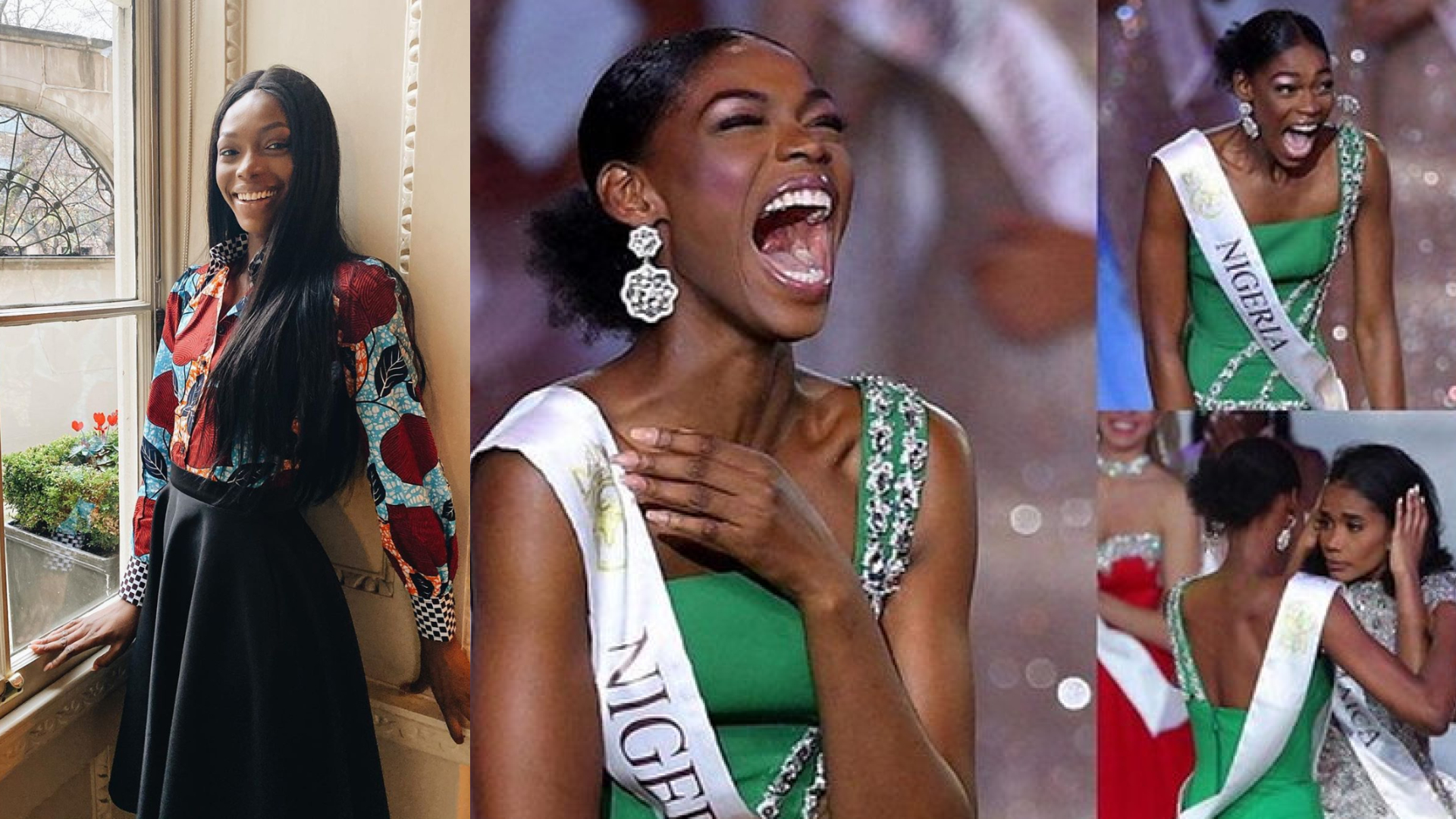 La Emotiva Reacción Miss Nigeria Ante El Triunfo De Jamaica En Miss ...